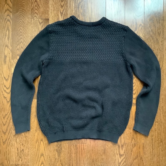 RAINFOREST Sweater in Black/Dark Grey. Size M. - Picture 3 of 9